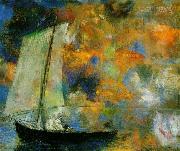 Odilon Redon Flower Clouds, oil